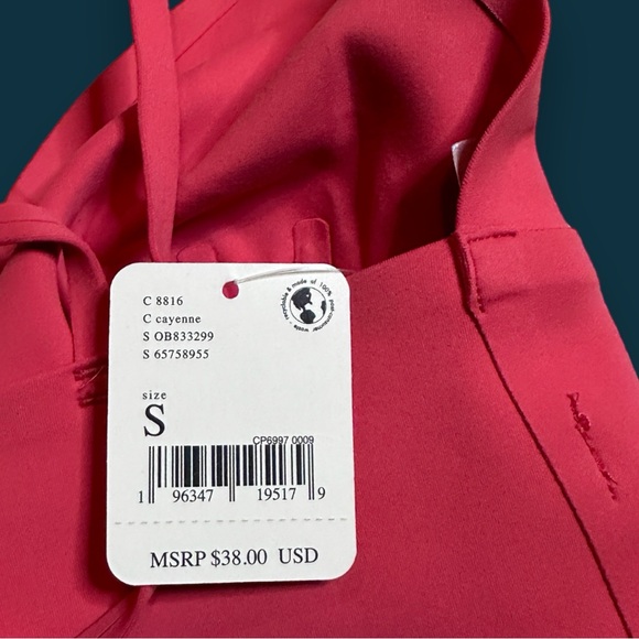 NWT Free People Intimately Sage Longline Neo Bralette in Cayenne Pink. Small 🌺 - Picture 11 of 14